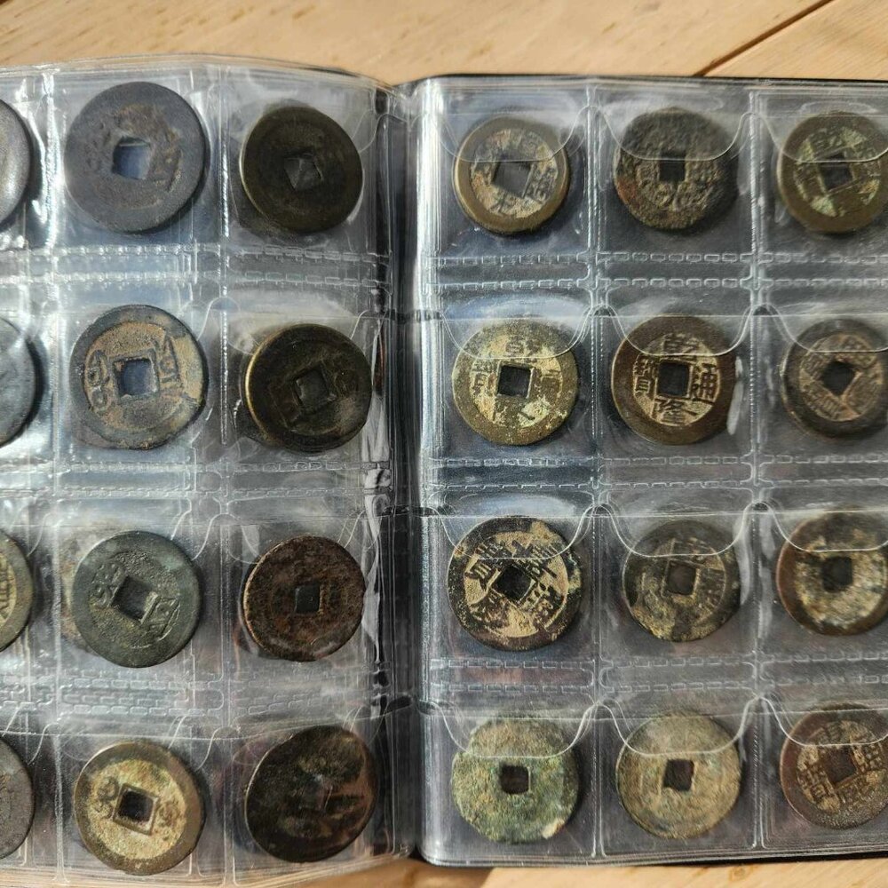 Coin Album of 120 Vintage Chinese Coins Lot 3